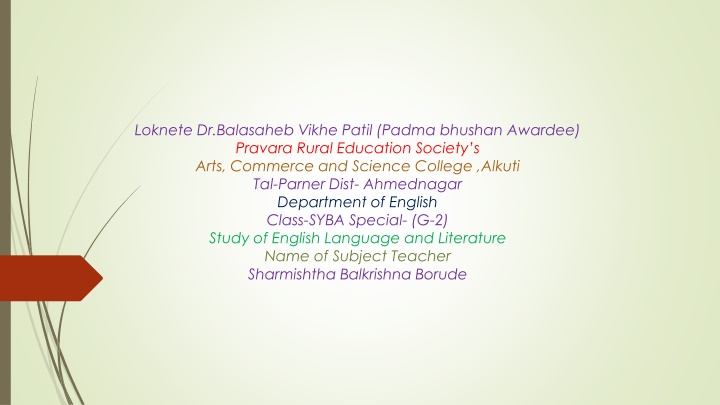 loknete dr balasaheb vikhe patil padma bhushan