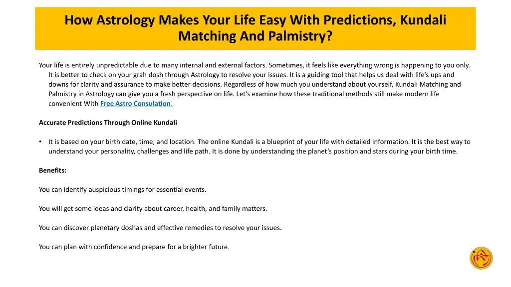 how astrology makes your life easy with 1