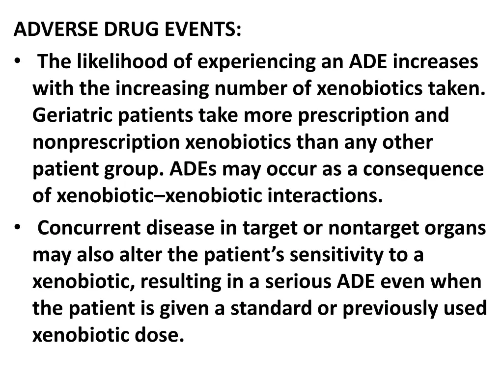 adverse drug events the likelihood
