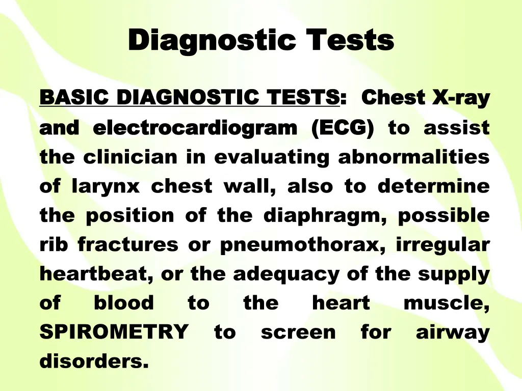 diagnostic tests diagnostic tests 1
