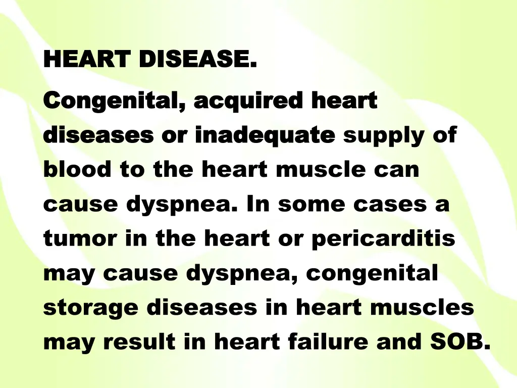 heart disease heart disease congenital acquired