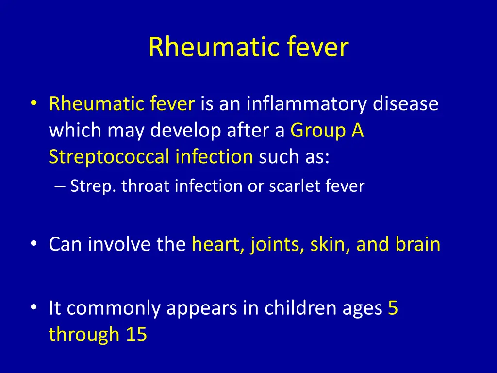rheumatic fever 2