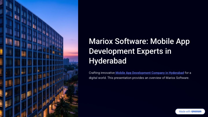 mariox software mobile app development experts