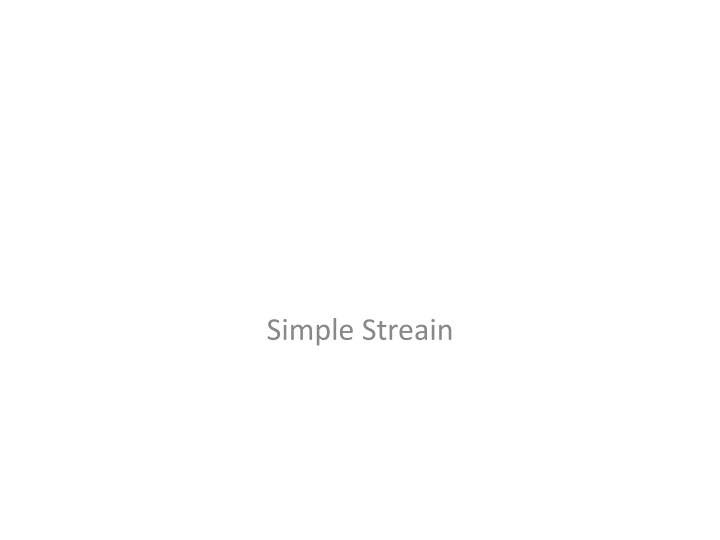 simple streain