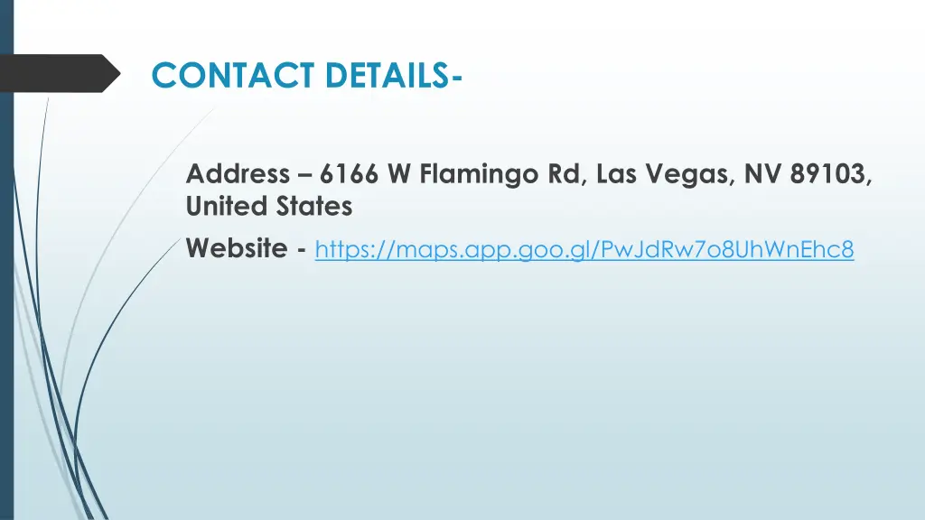 contact details