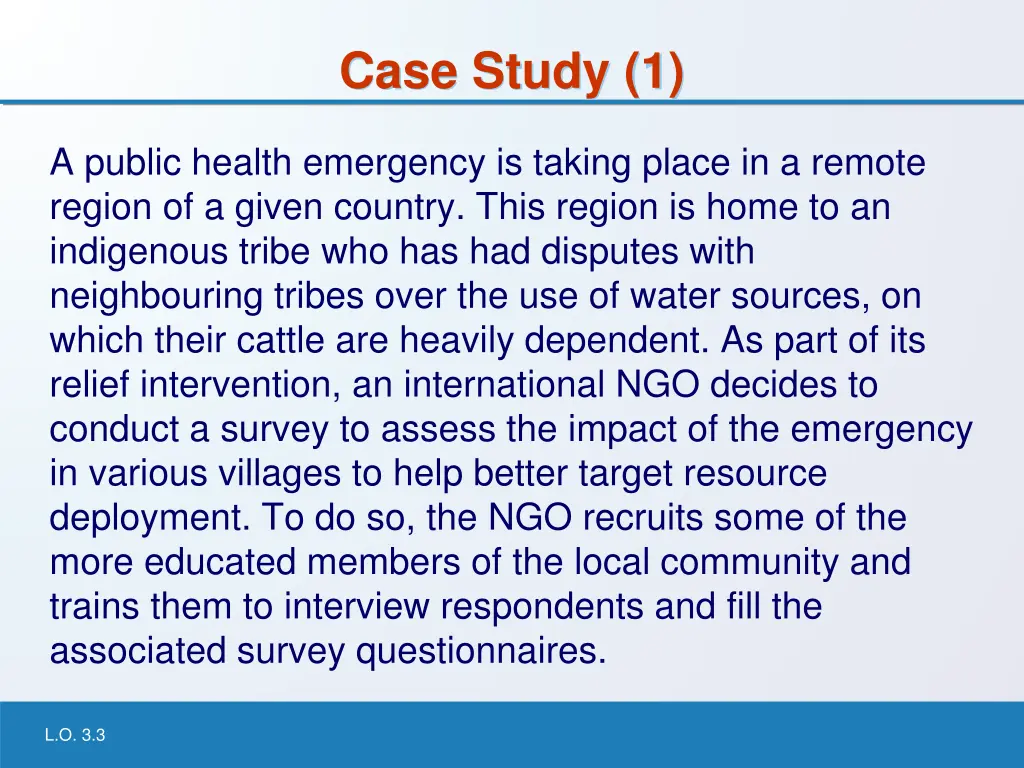 case study 1