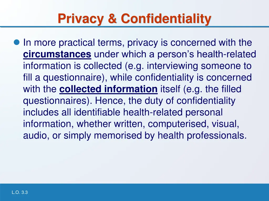 privacy confidentiality 1