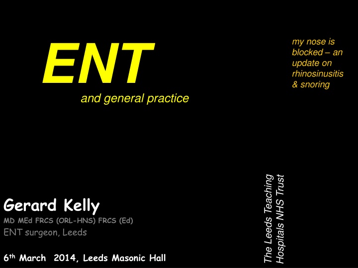 ent and general practice