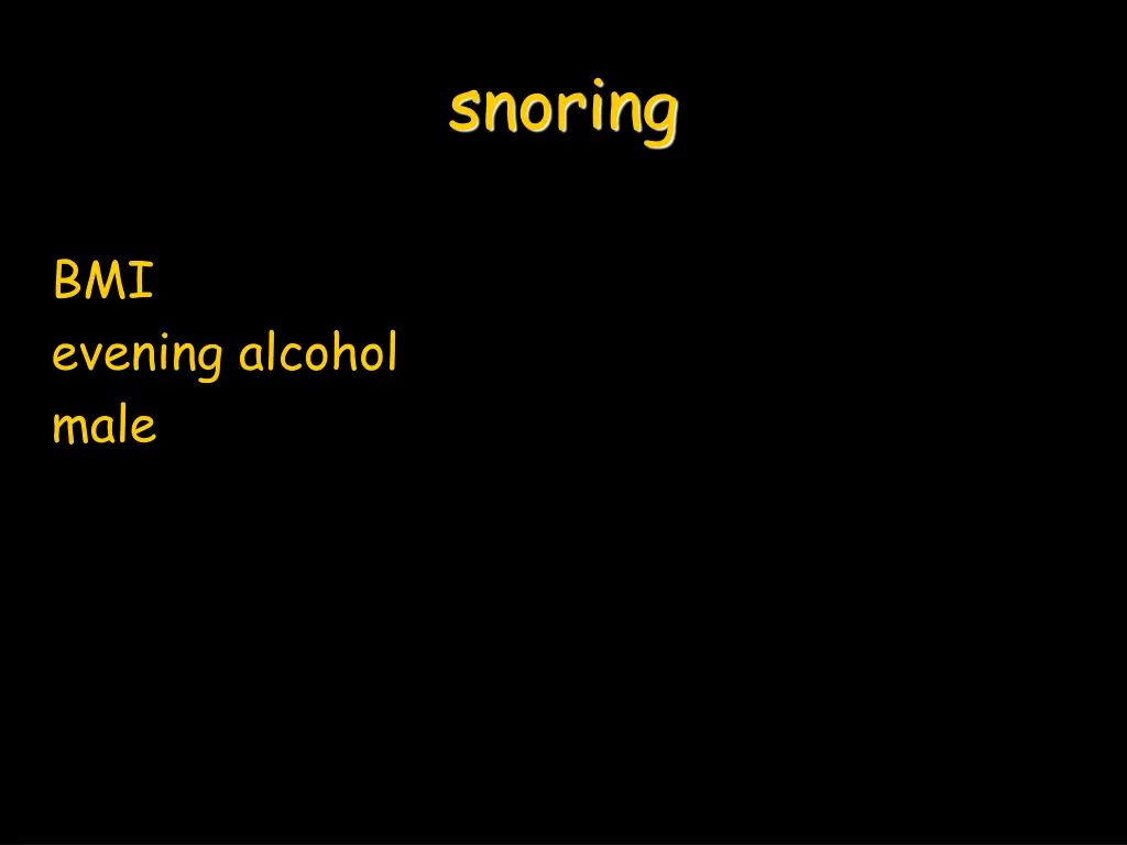 snoring 2