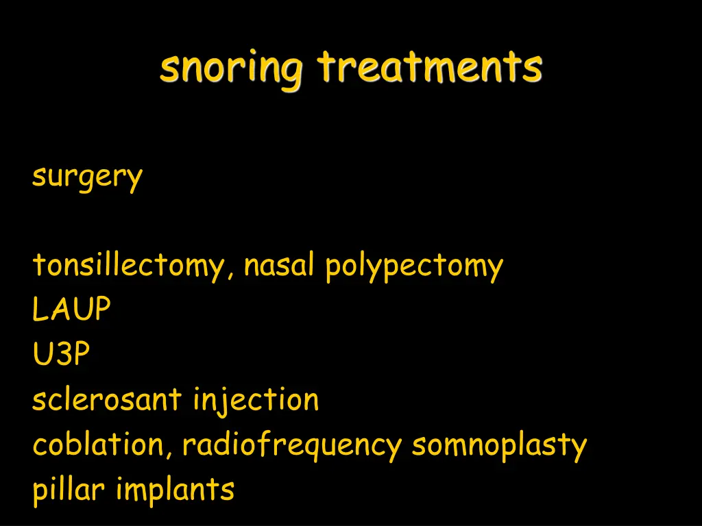 snoring treatments 1