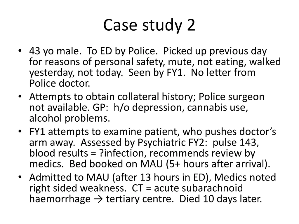 case study 2