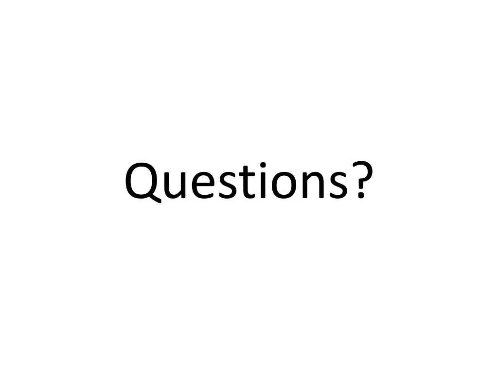 questions