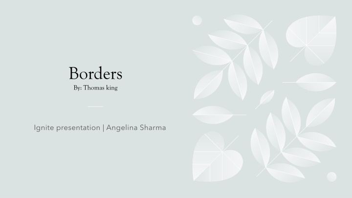 borders by thomas king