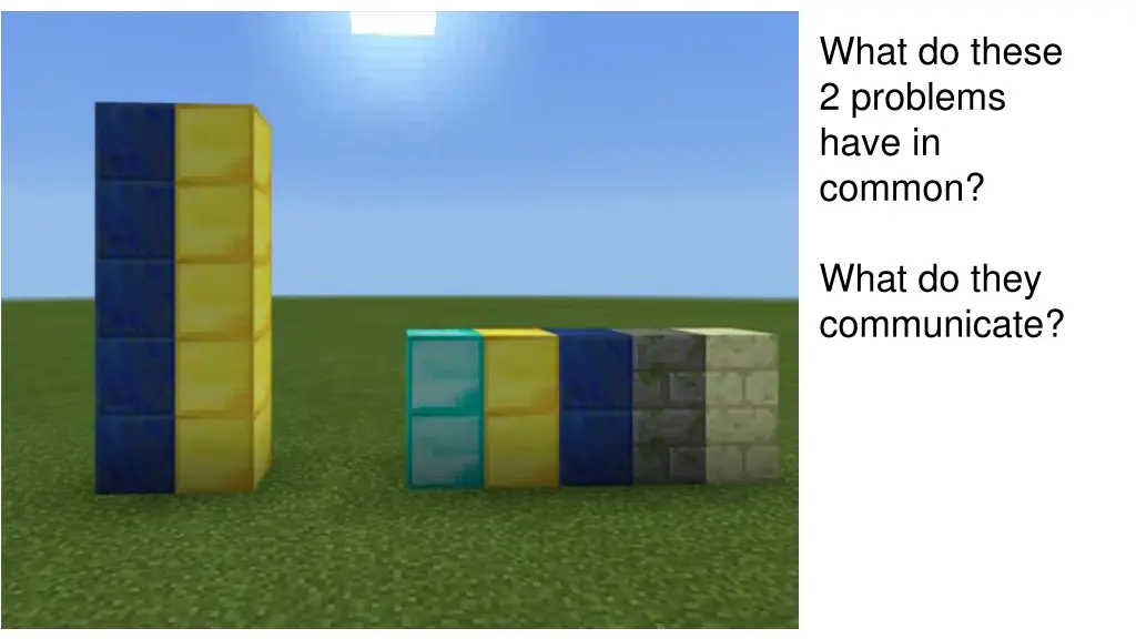 what do these 2 problems have in common 1