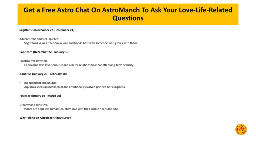 get a free astro chat on astromanch to ask your 3