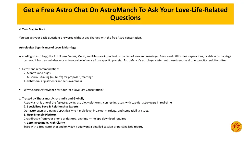 get a free astro chat on astromanch to ask your 5
