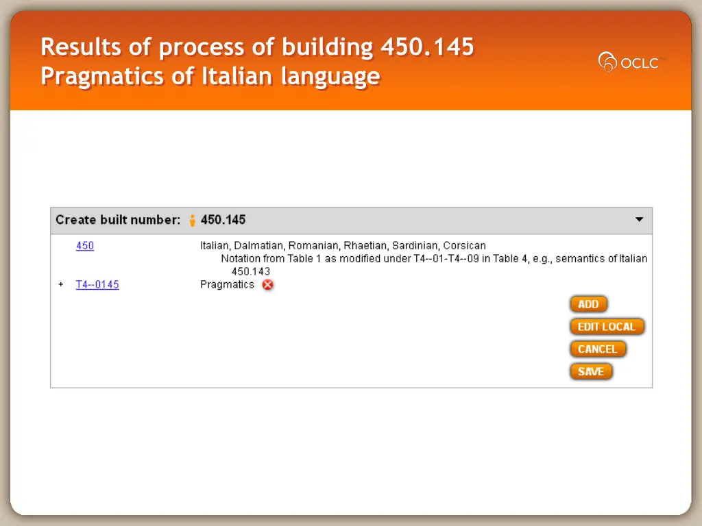 results of process of building 450 145 pragmatics