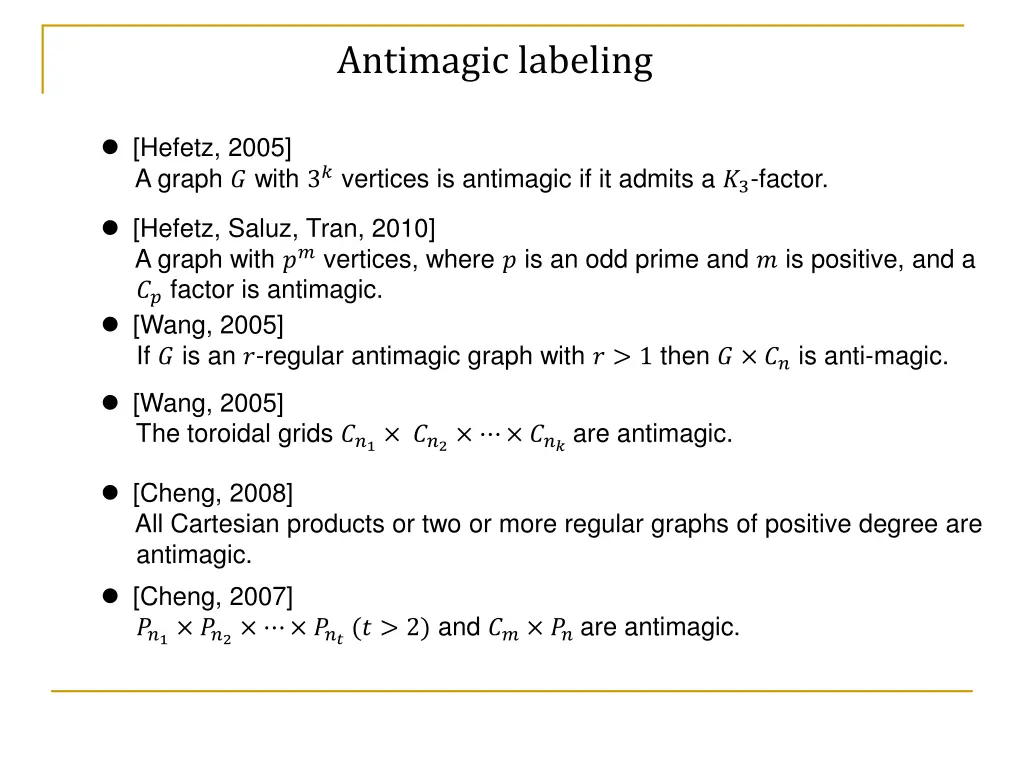 antimagic labeling 2