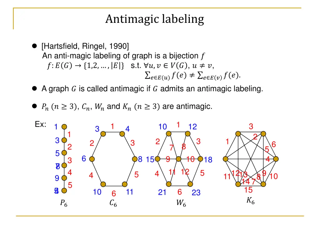 antimagic labeling