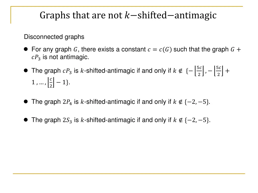 graphs that are not shifted antimagic 1