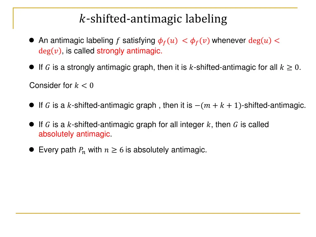 shifted antimagic labeling 6