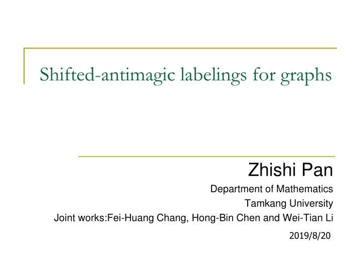 shifted antimagic labelings for graphs
