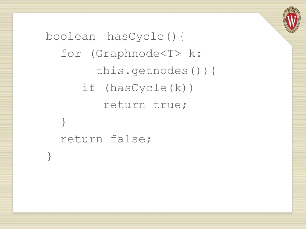 boolean for graphnode t k this getnodes