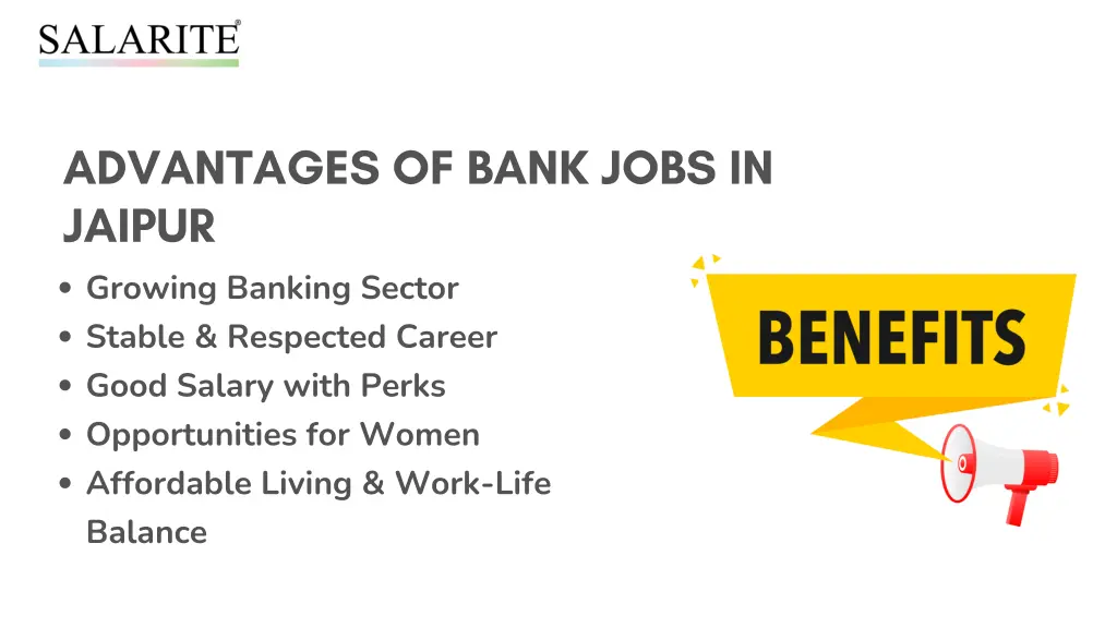 advantages of bank jobs in jaipur growing banking