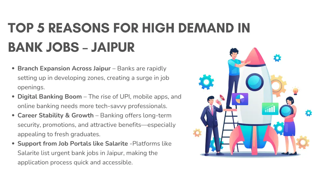 top 5 reasons for high demand in bank jobs jaipur