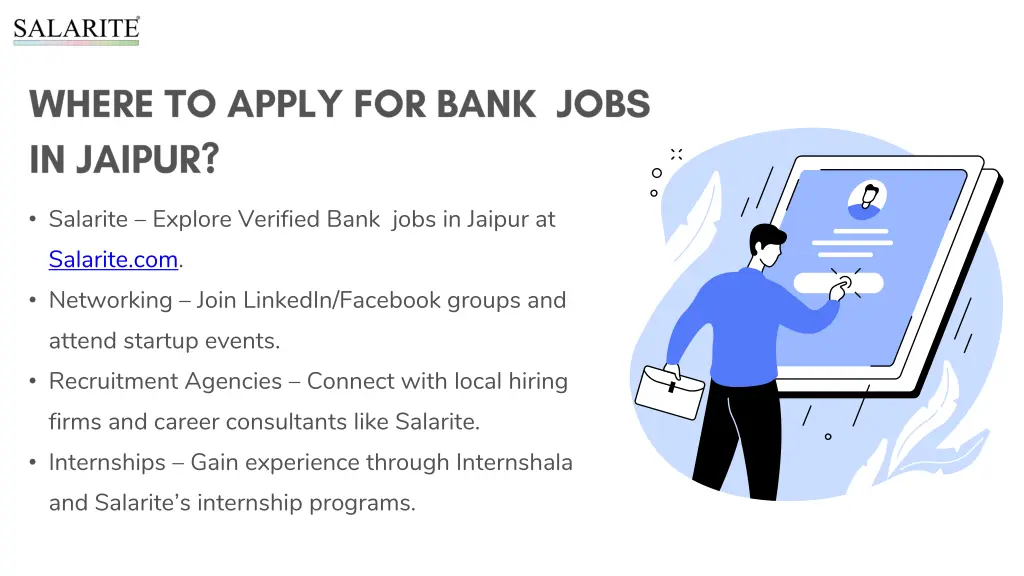 salarite explore verified bank jobs in jaipur