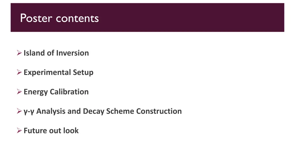 poster contents