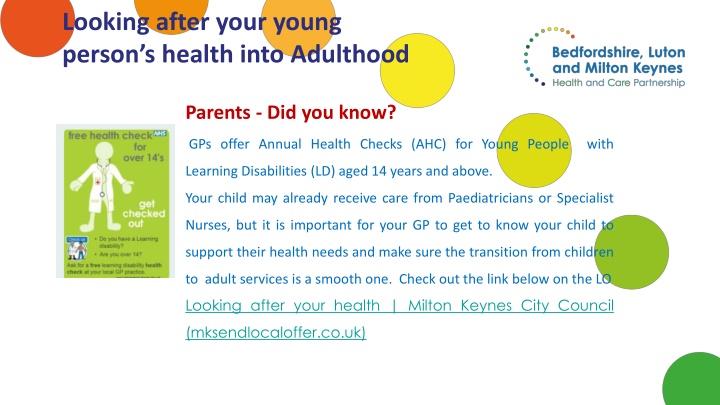 looking after your young person s health into