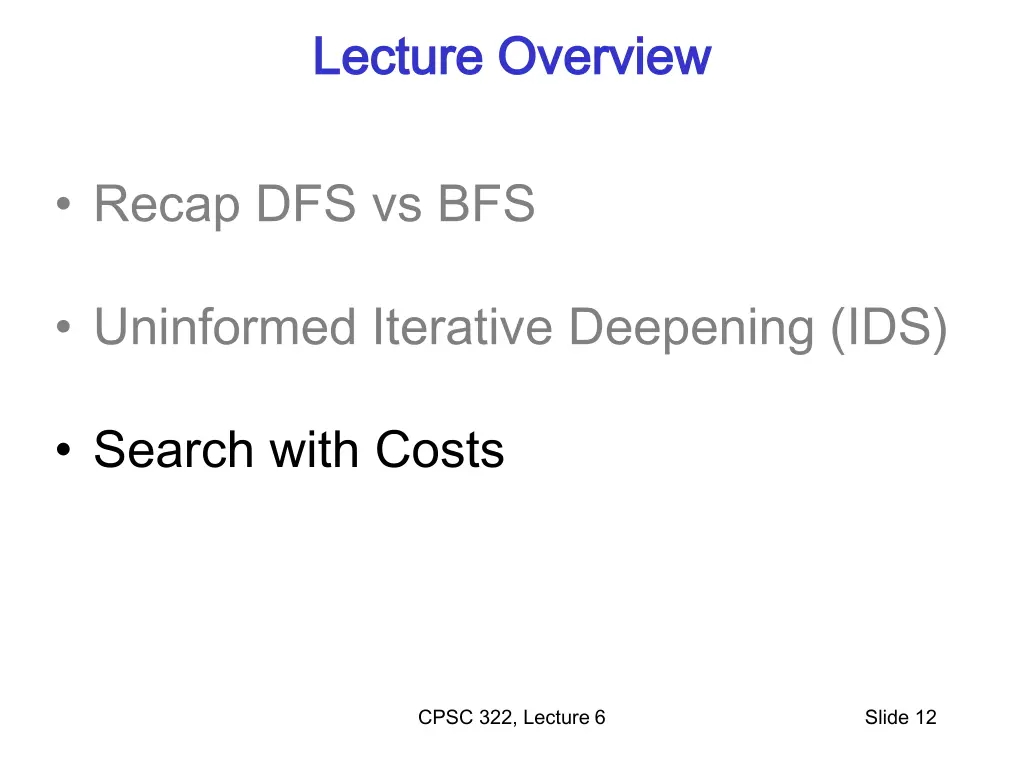 lecture overview lecture overview 2