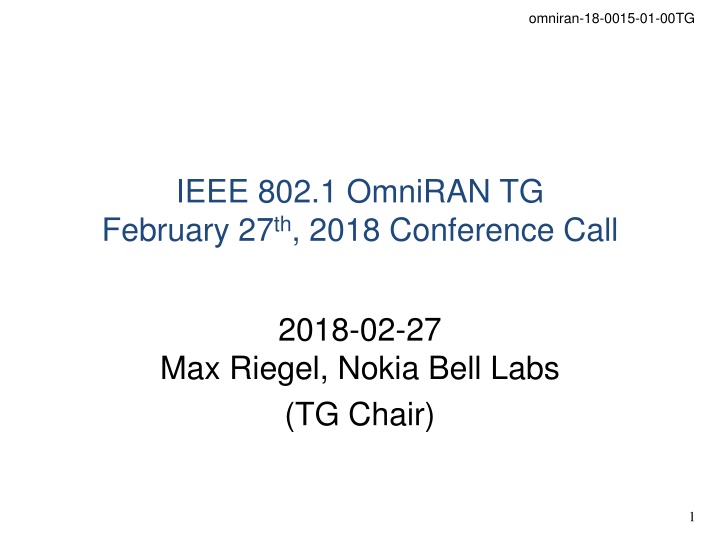omniran 18 0015 01 00tg