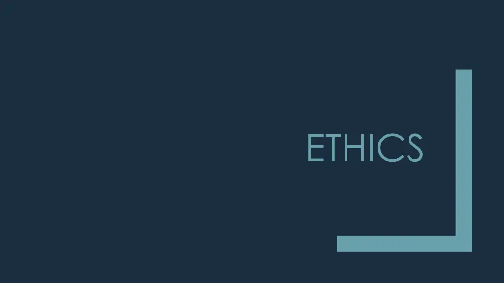 ethics