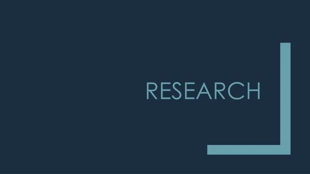 research