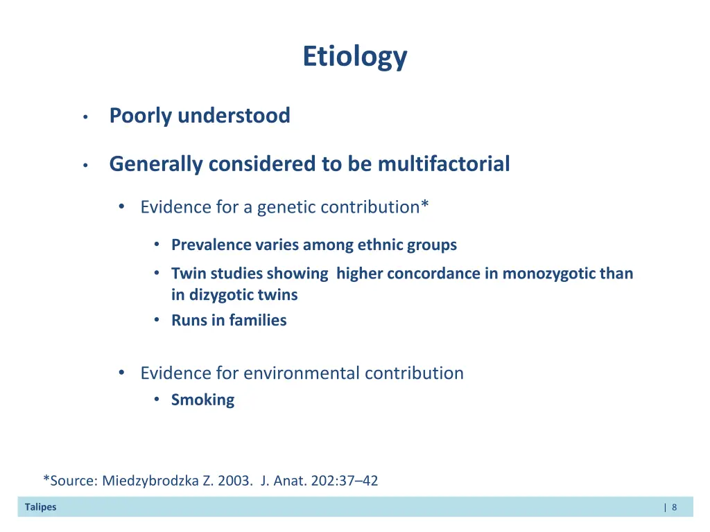 etiology