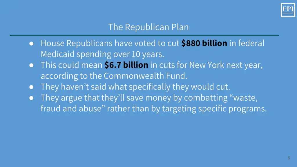 the republican plan