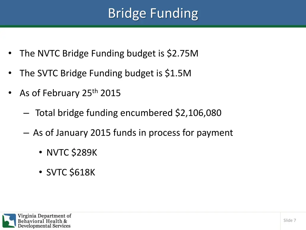 bridge funding