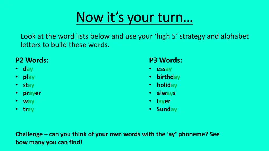 now it s your turn now it s your turn