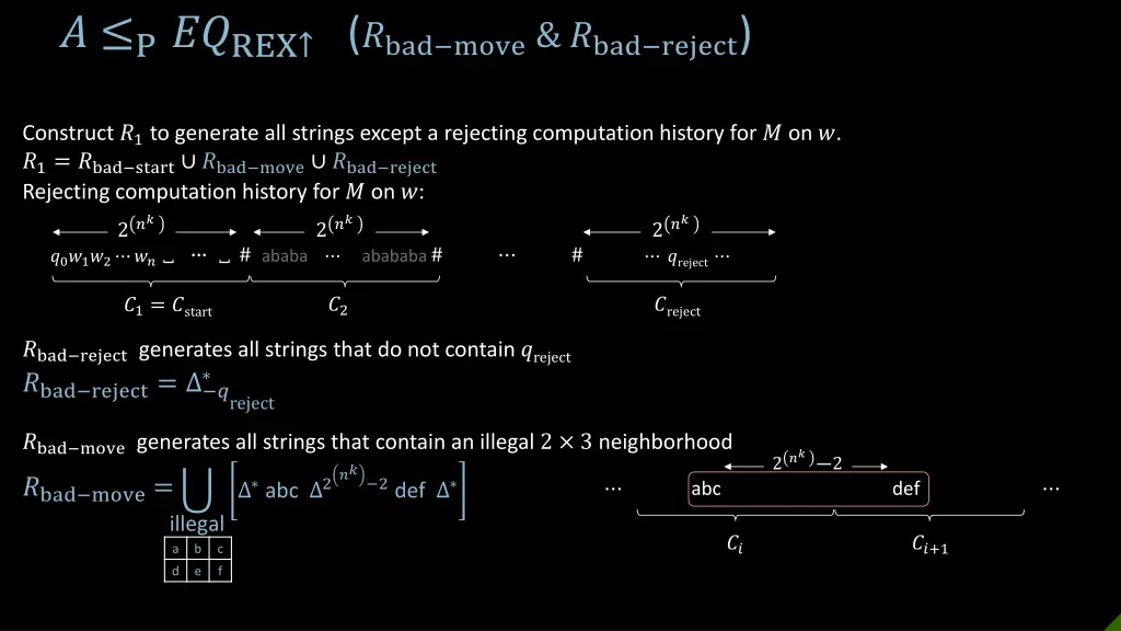 p rex bad move bad reject