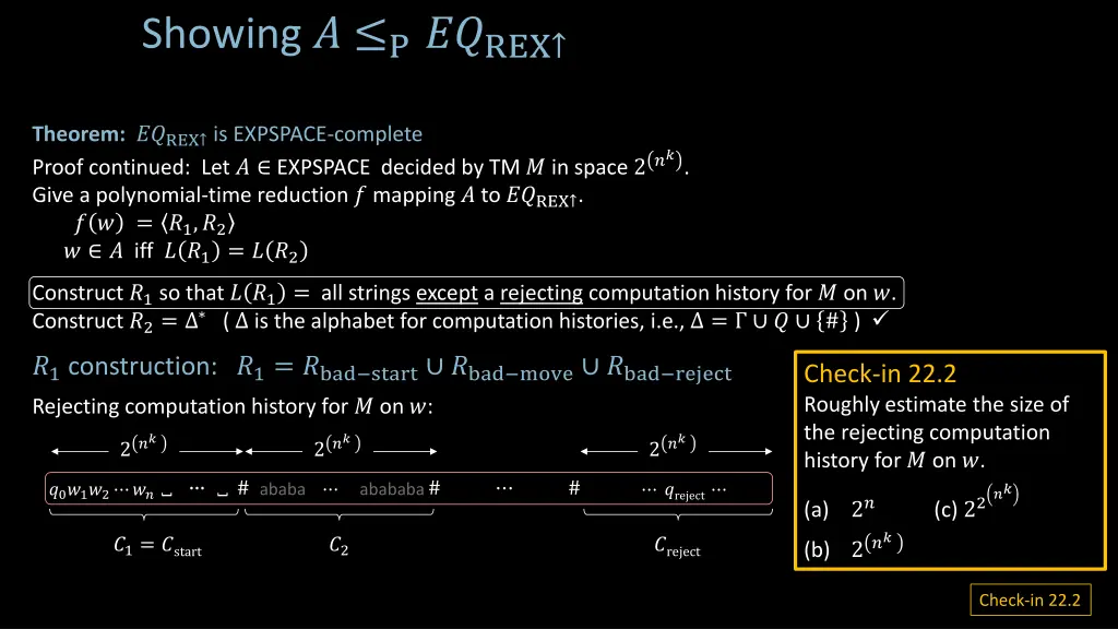 showing p rex