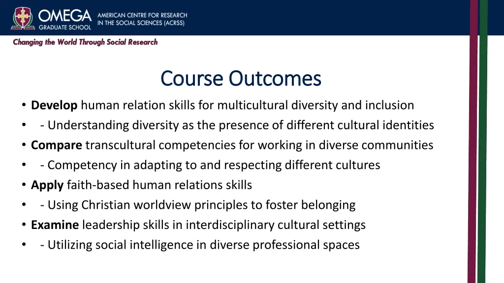 course outcomes course outcomes