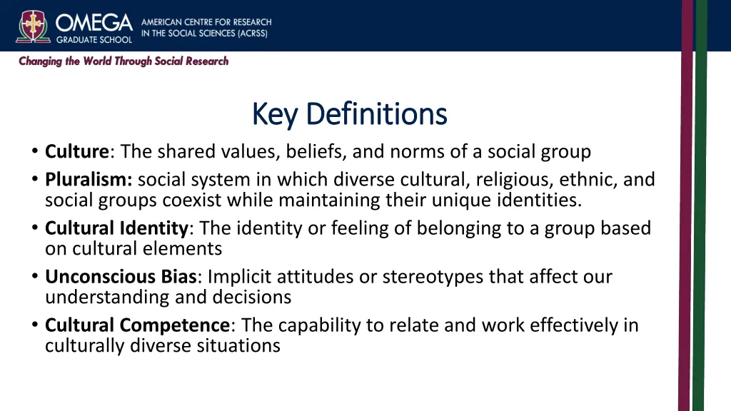 key definitions key definitions