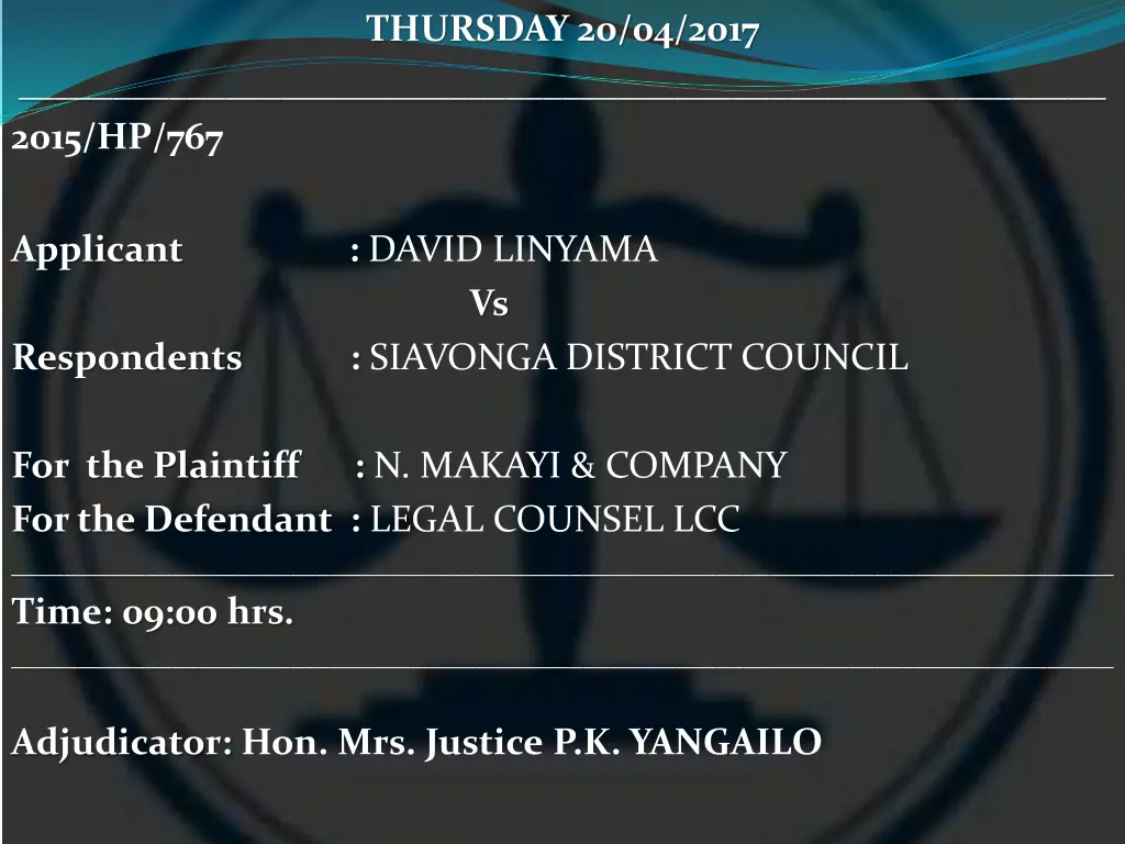 thursday 20 04 2017 15