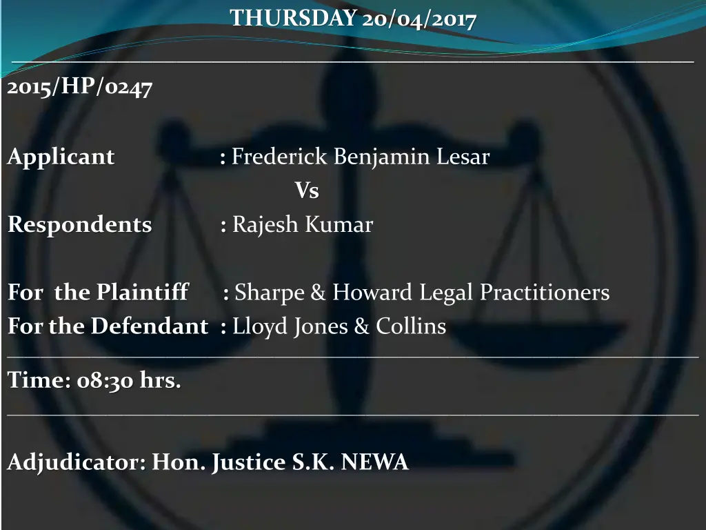 thursday 20 04 2017 18