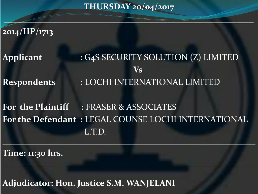 thursday 20 04 2017 23