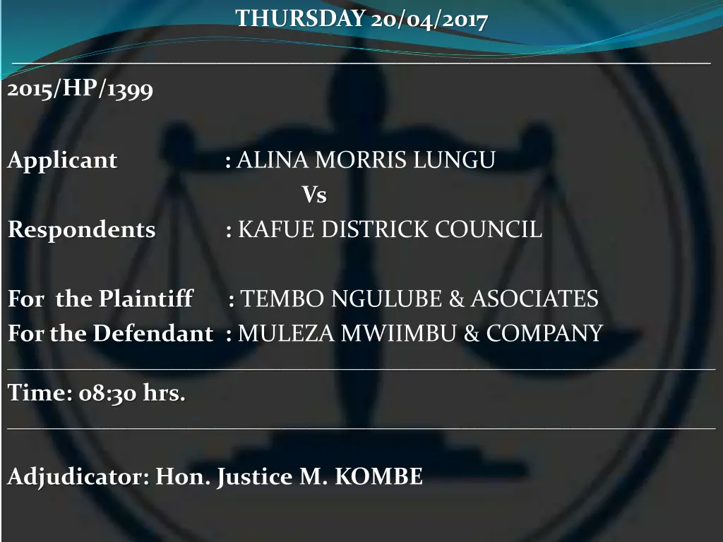 thursday 20 04 2017 4
