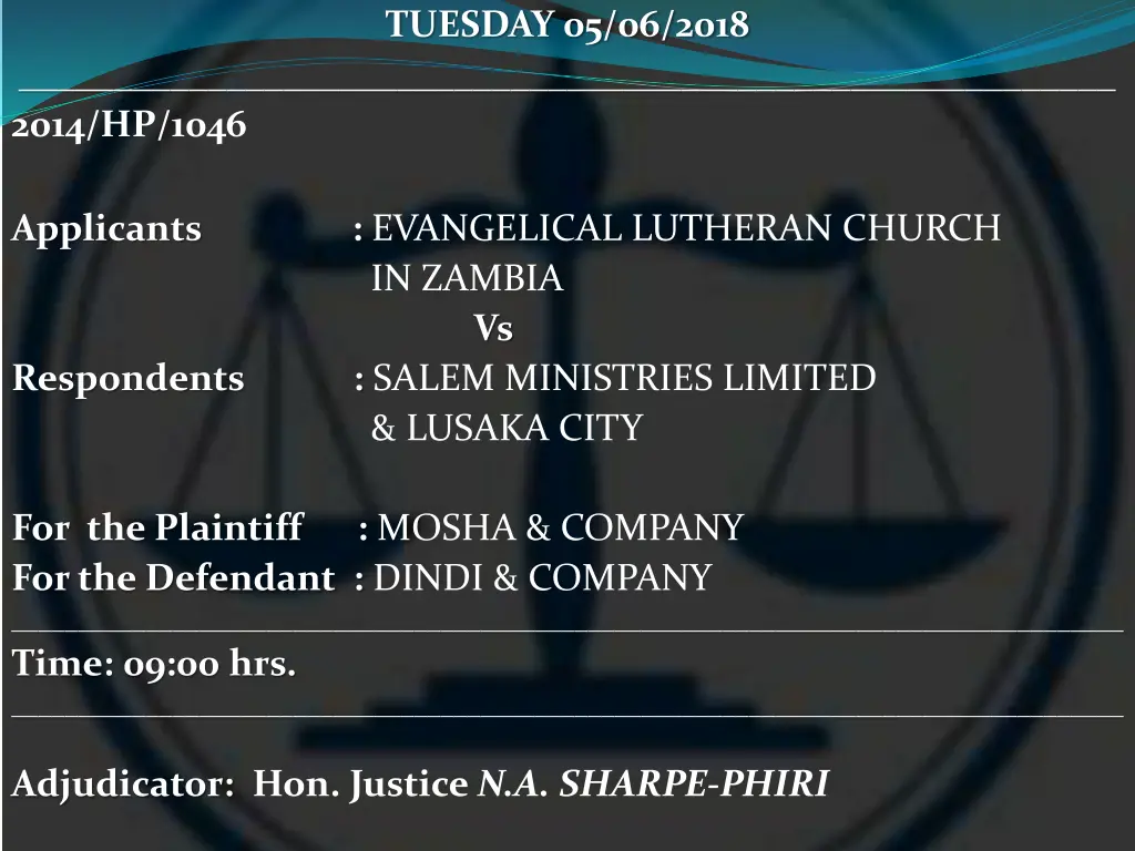 tuesday 05 06 2018 1