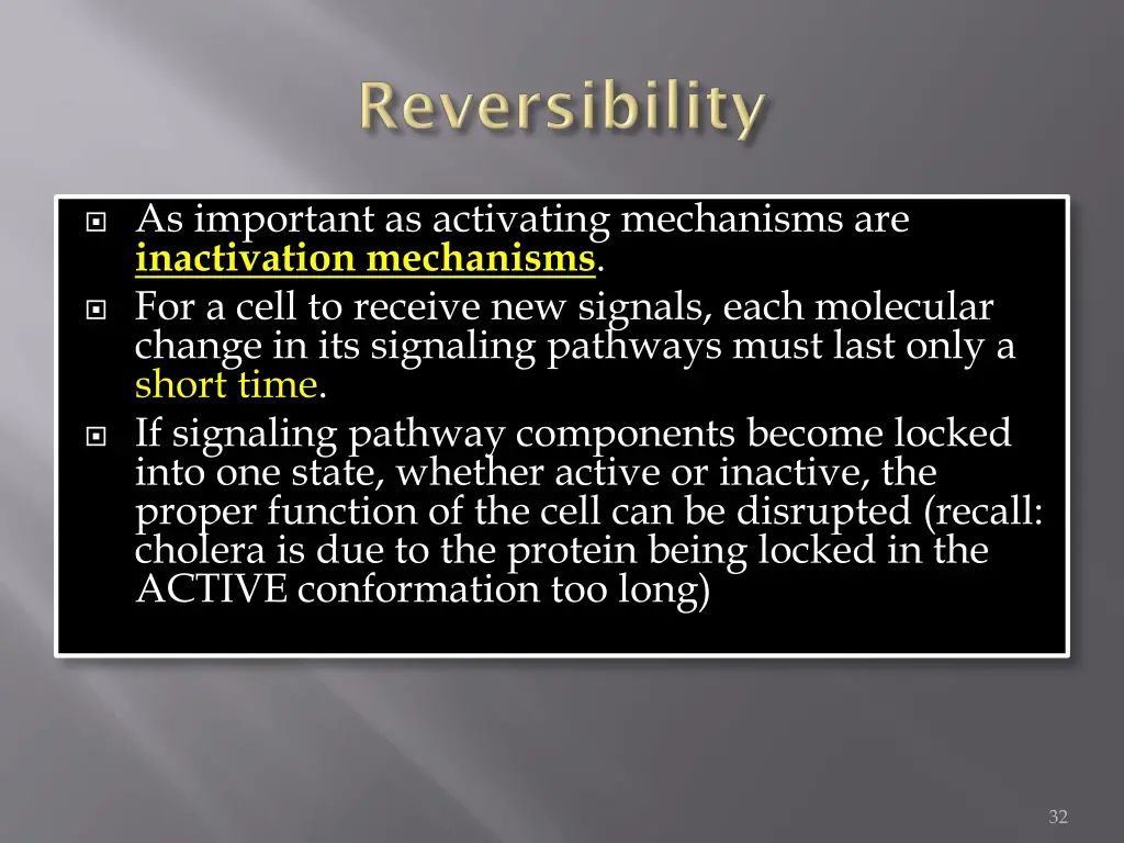 as important as activating mechanisms